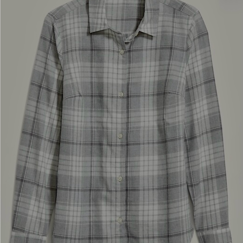 Old Navy Classic Gray Plaid Shirt
